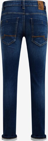 Slimfit Jeans de la WE Fashion pe albastru