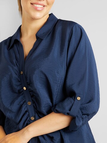 Camicia da donna di Michael Kors Plus in blu