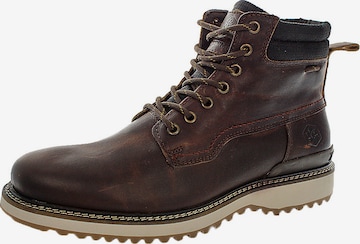 Lumberjack Lace-Up Boots 'Aaron' in Brown: front