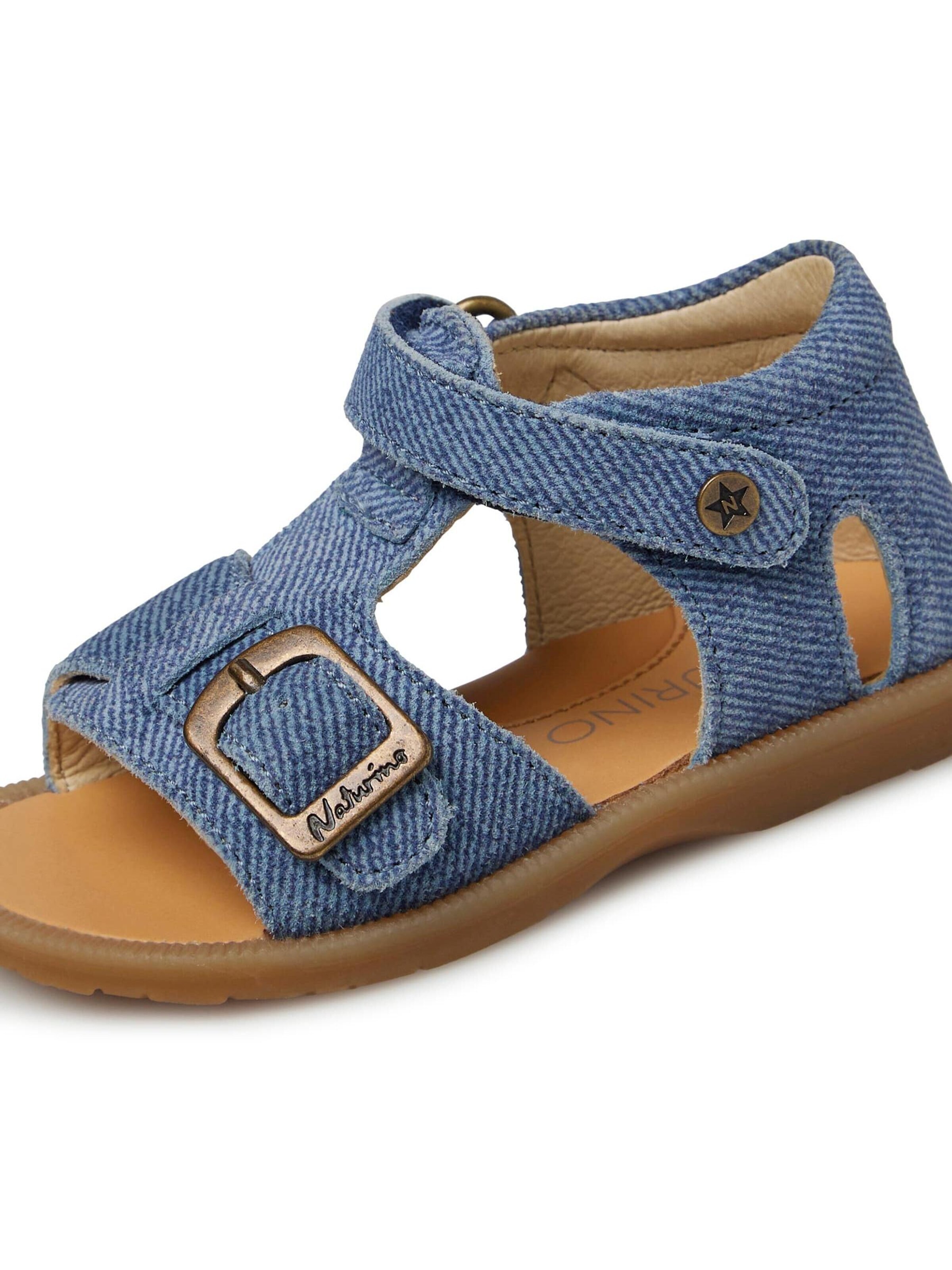 NATURINO Offene Schuhe 'QUARZO'‌‌‌‌‌‌‌‌‌ in Blau