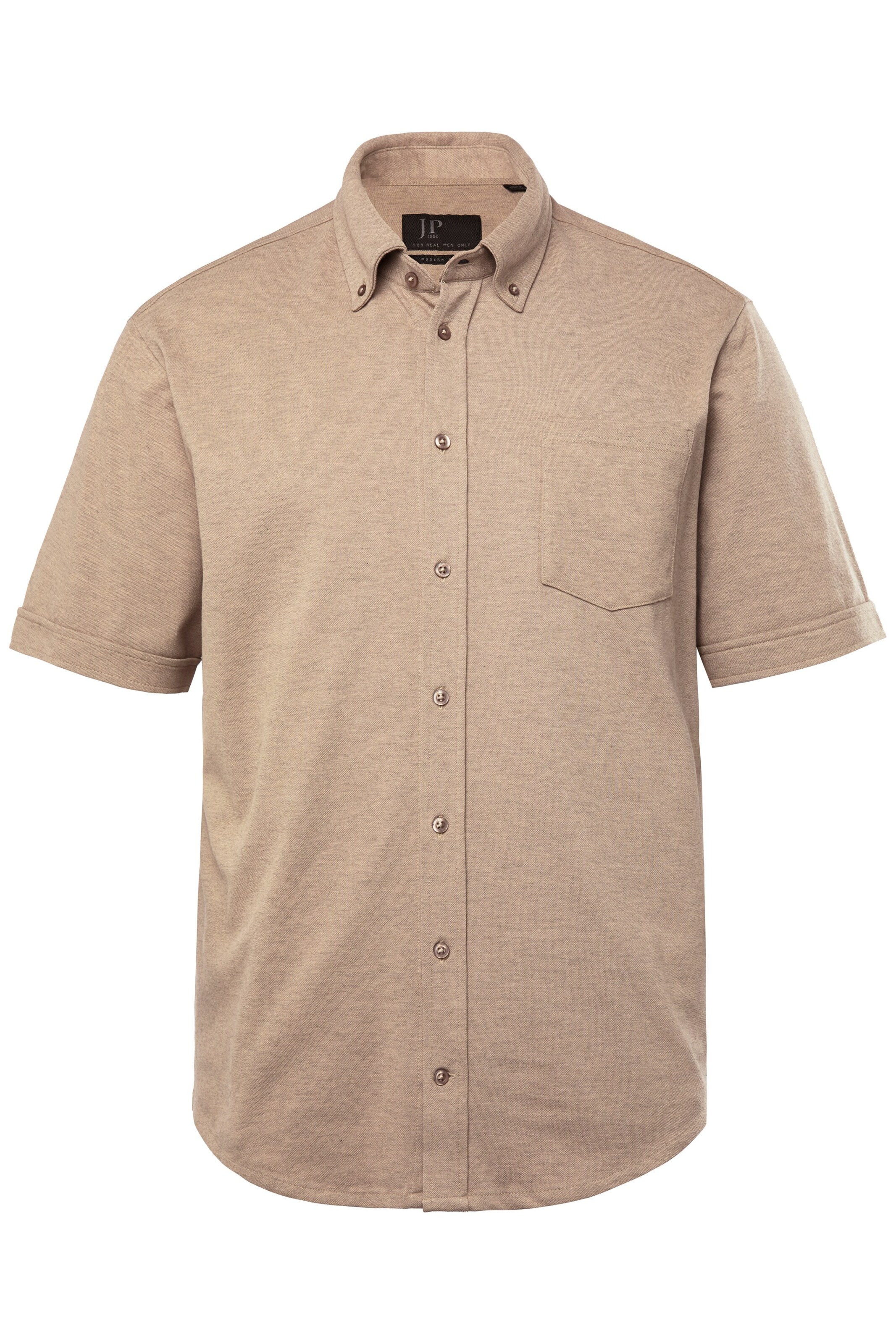 JP1880 Overhemd in Beige: voorkant
