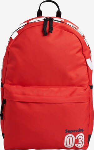 Superdry Rucksack 'Montana' in Rot: predná strana