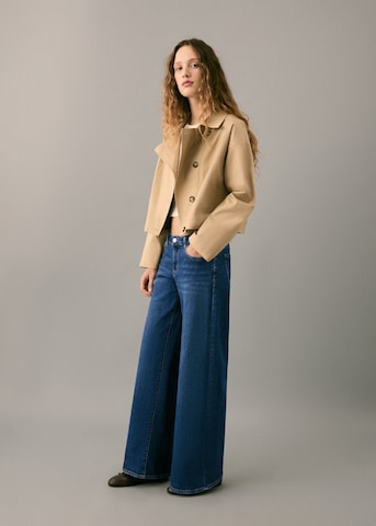 MANGO TEEN Wide Leg Jeans 'Kim' in Blau