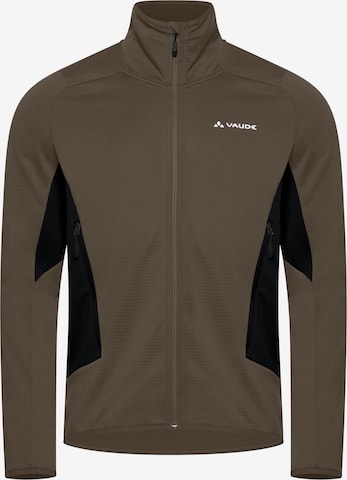 VAUDE Funktionsfleecejacke 'Monviso' in Braun: Vorderseite