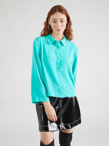 modström Blouse 'Freda' in Blauw: voorkant