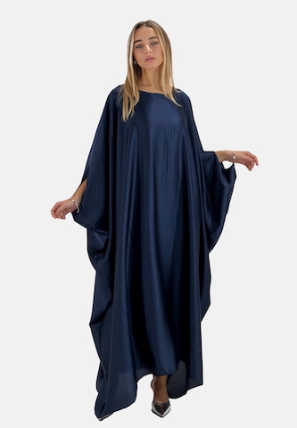 Robe Elara en bleu : devant