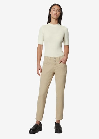 Marc O'Polo Regular Broek in Beige