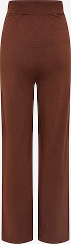 Neun Monate Regular Pyjamahose in Braun: Vorderseite