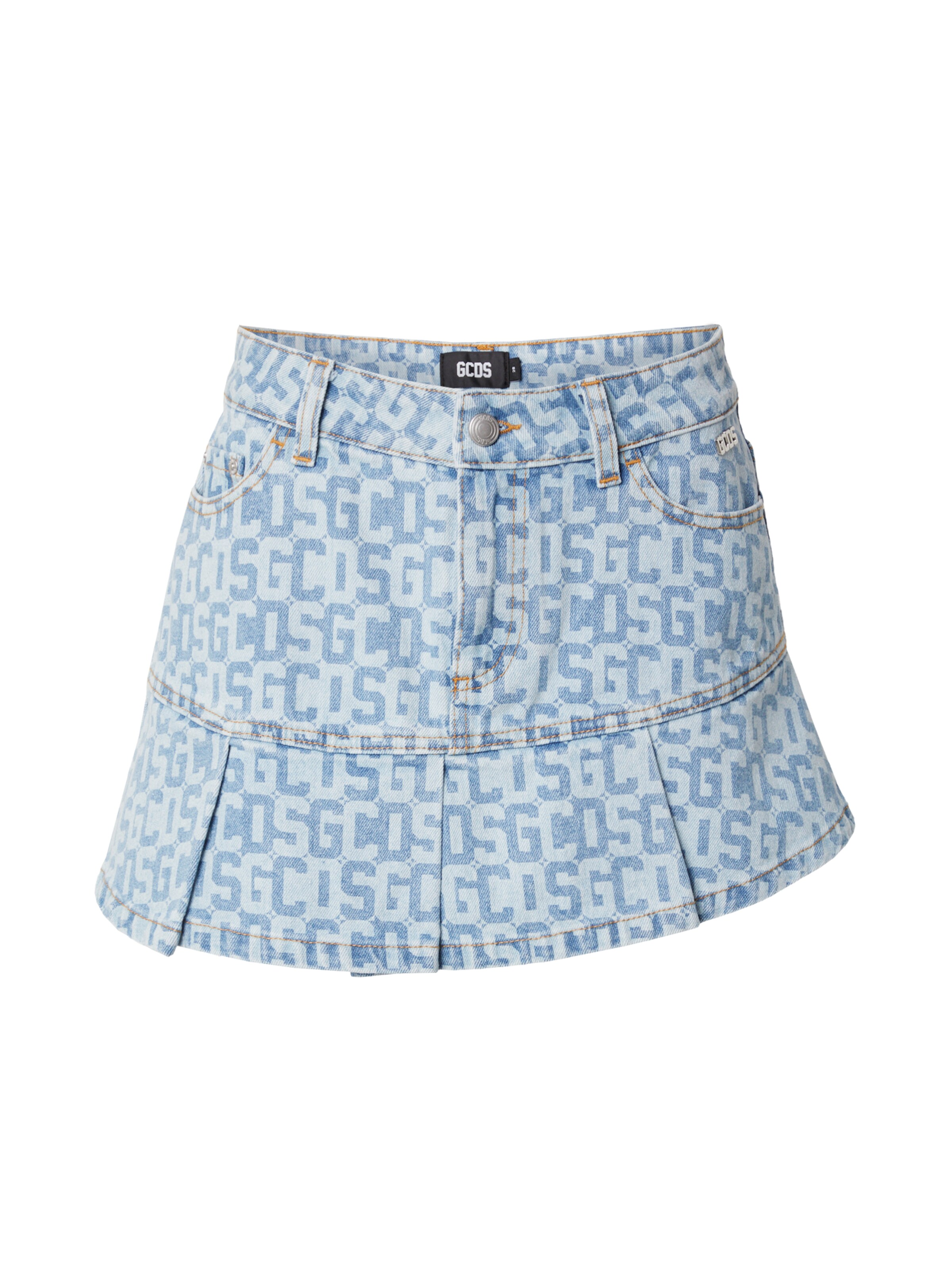 Jupe GCDS en bleu : devant