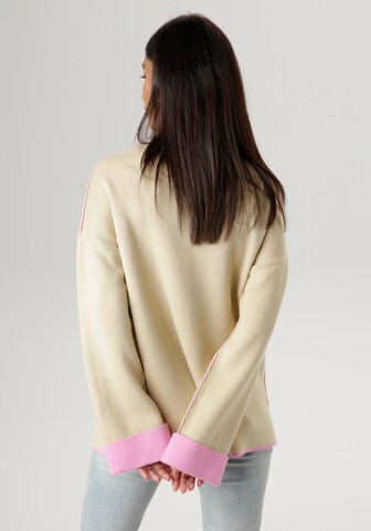 Aniston SELECTED Sweater in Beige