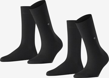 Chaussettes 'Everyday' BURLINGTON en noir : devant