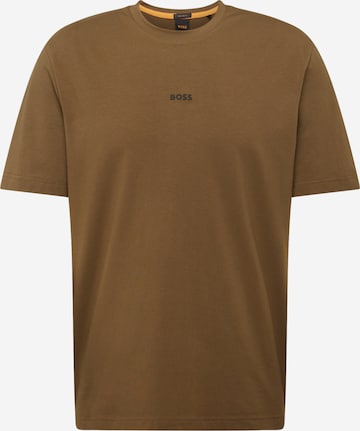 BOSS Orange Shirt 'Chup' in Green: front