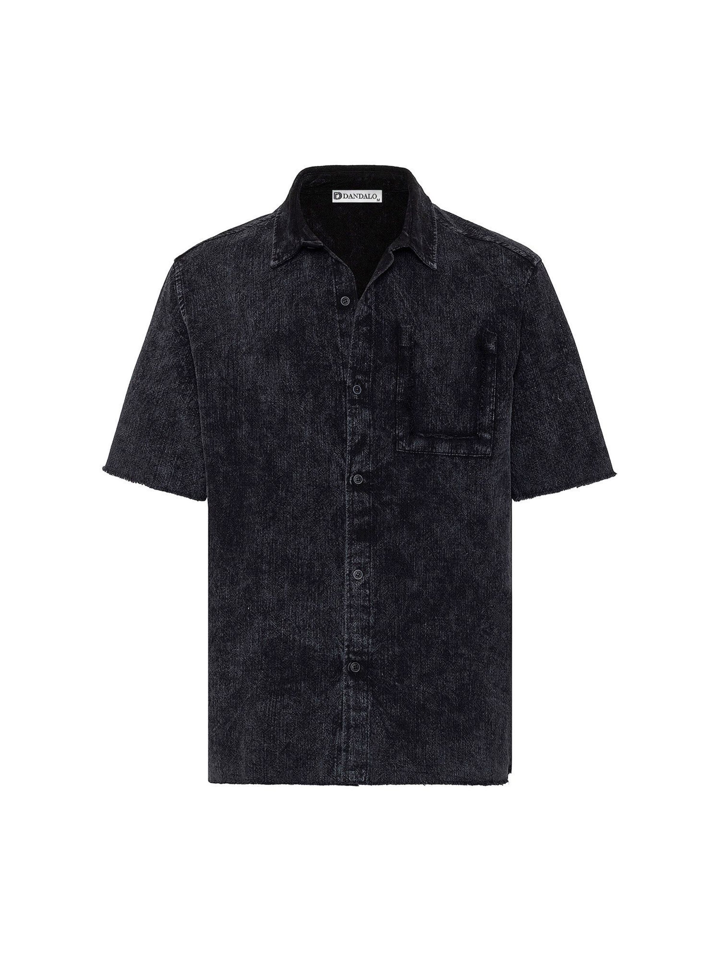 Dandalo Comfort Fit Πουκάμισο σε μαύρο: μπροστά