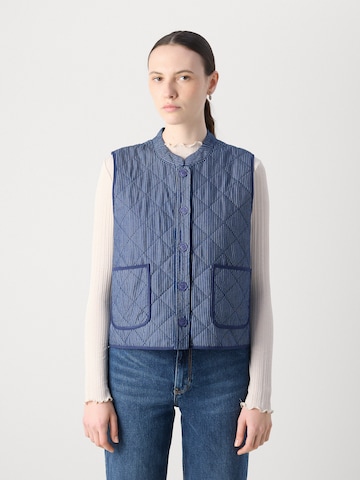 Lollys Laundry Weste 'Cairo' in Blau: Vorderseite