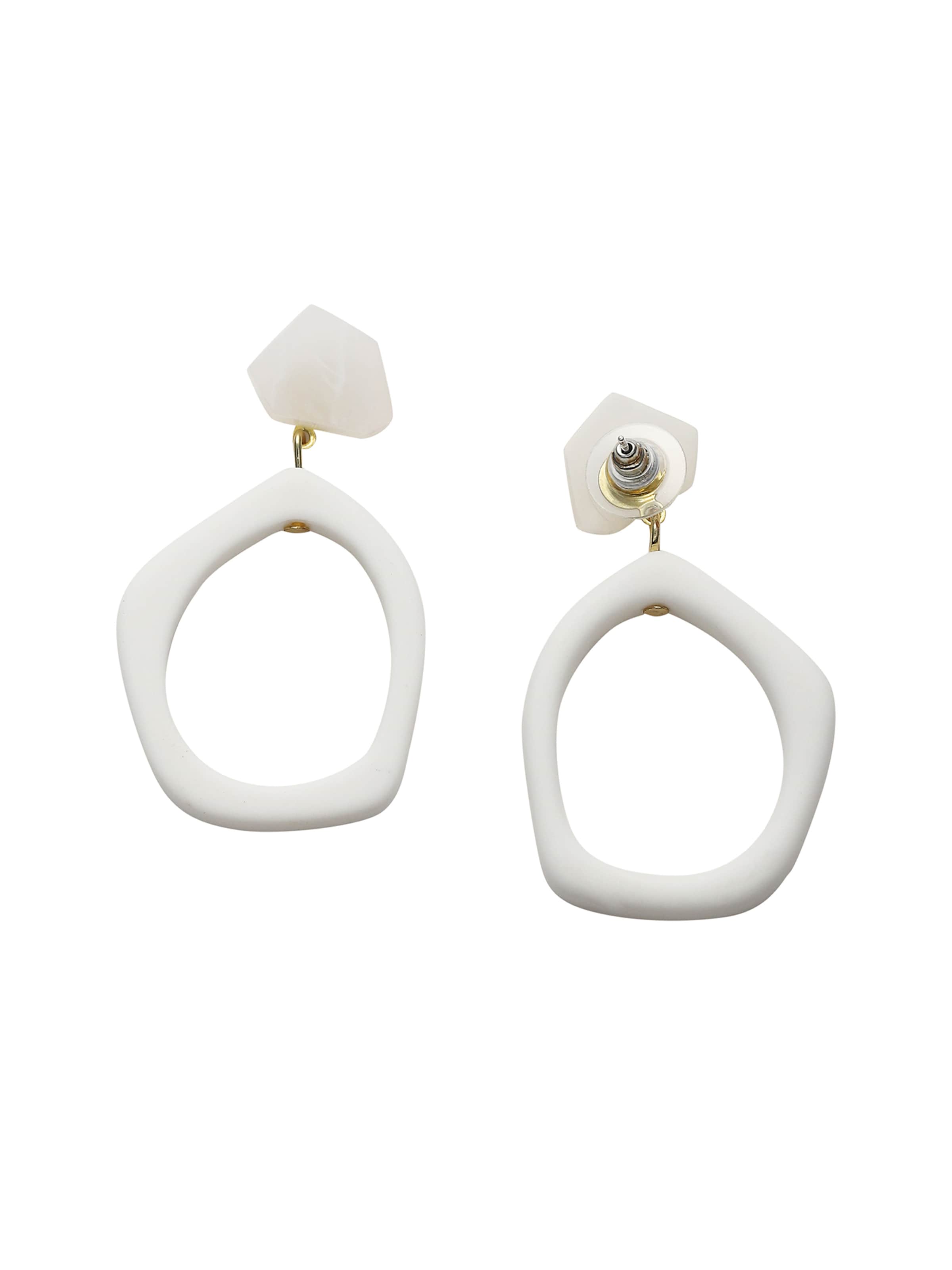 SOHI Uhani 'Shyla' | bela barva