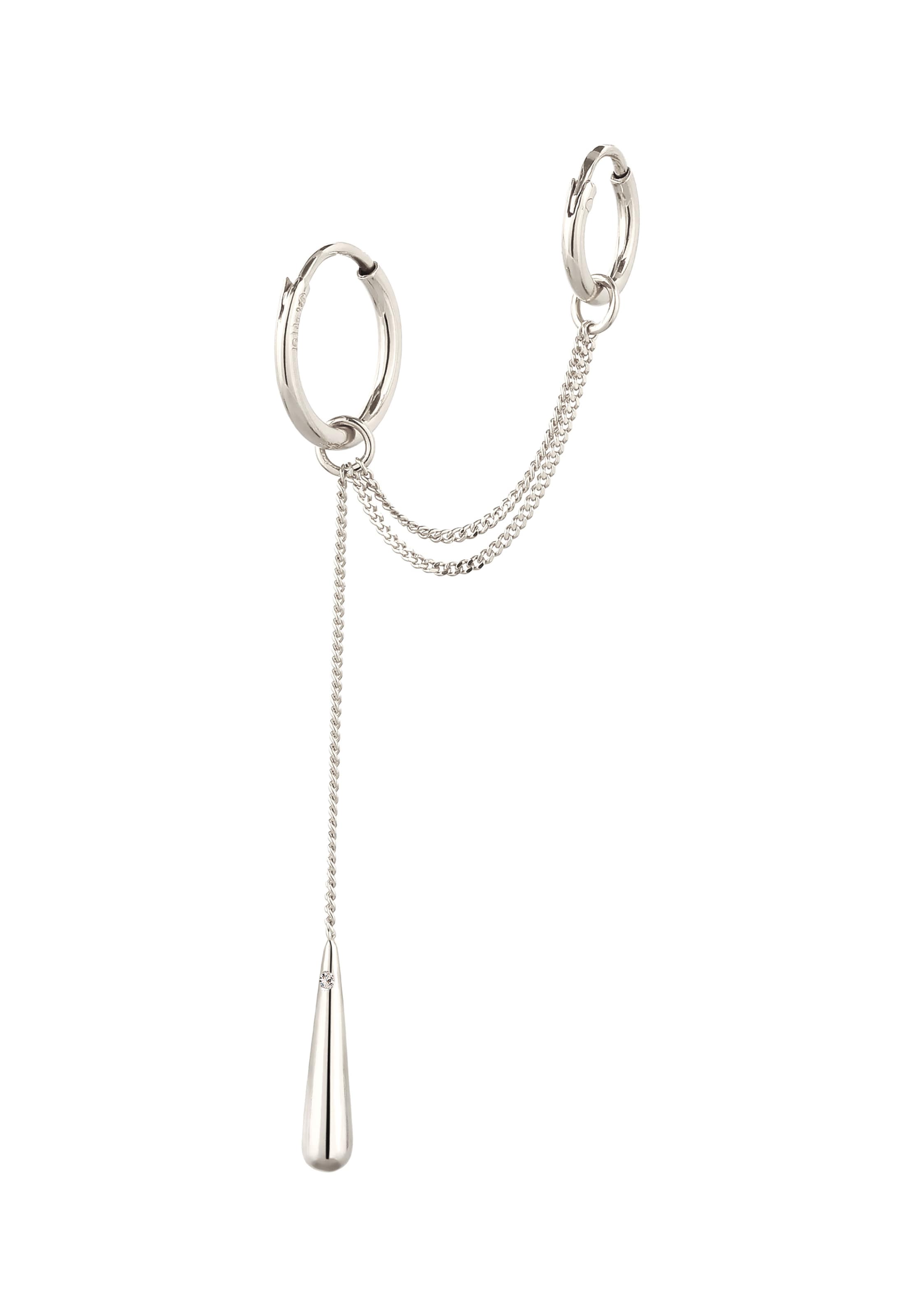 Boucles d'oreilles ELLI en argent : devant