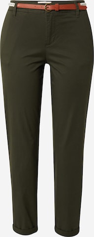 ONLY - Pantalón chino 'Biana' en verde: frente