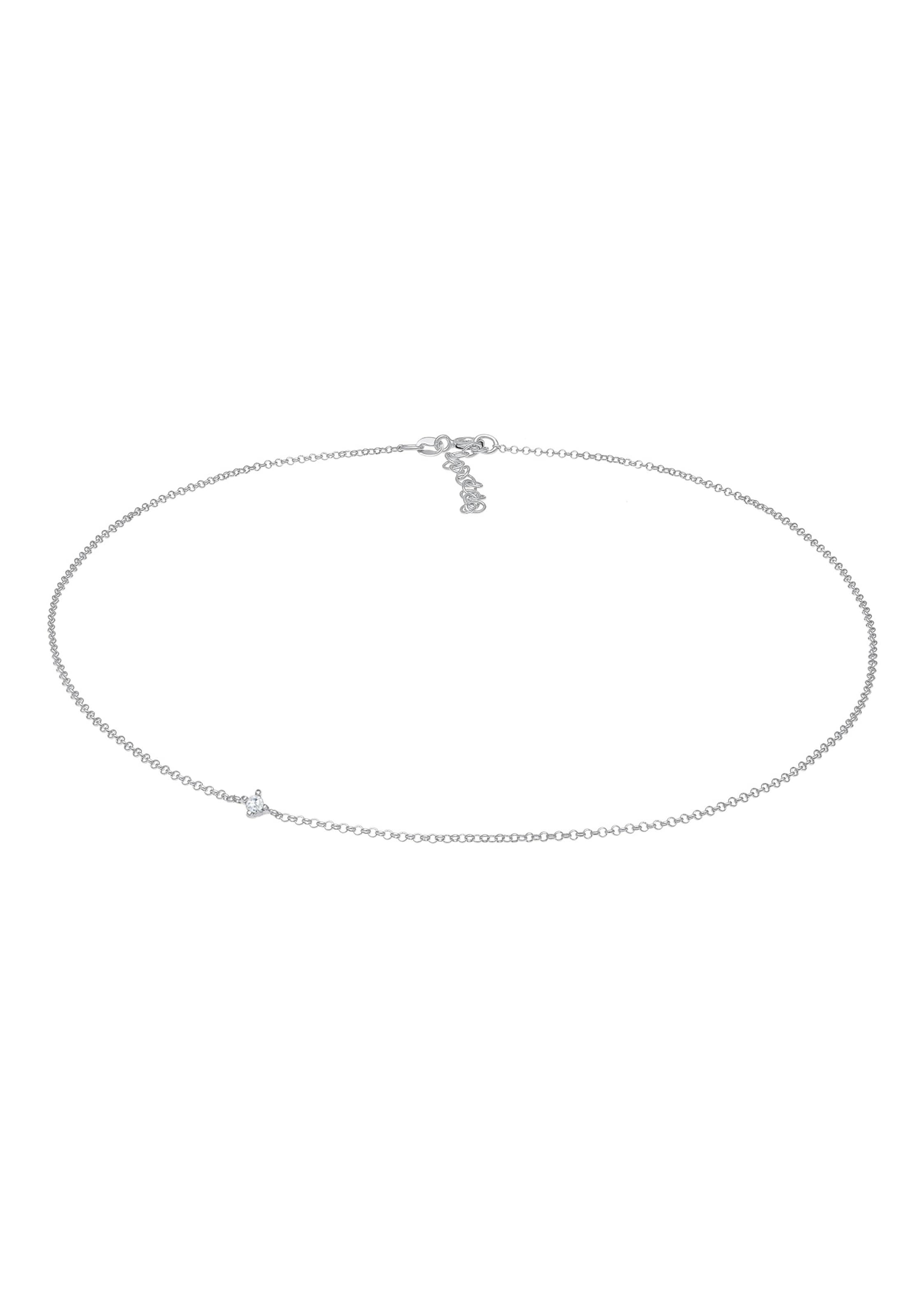 sudrabs ELLI Ķēdīte: no priekšpuses