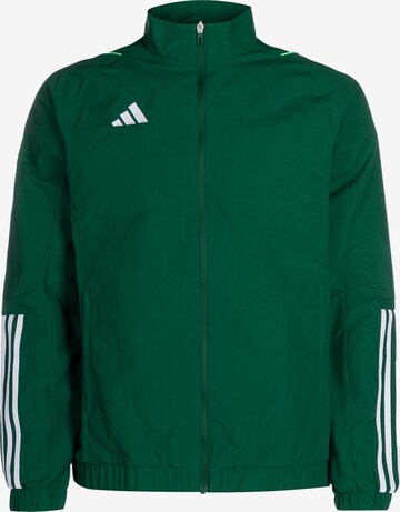 ADIDAS PERFORMANCE Athletic Jacket 'Tiro 23' in Green: front