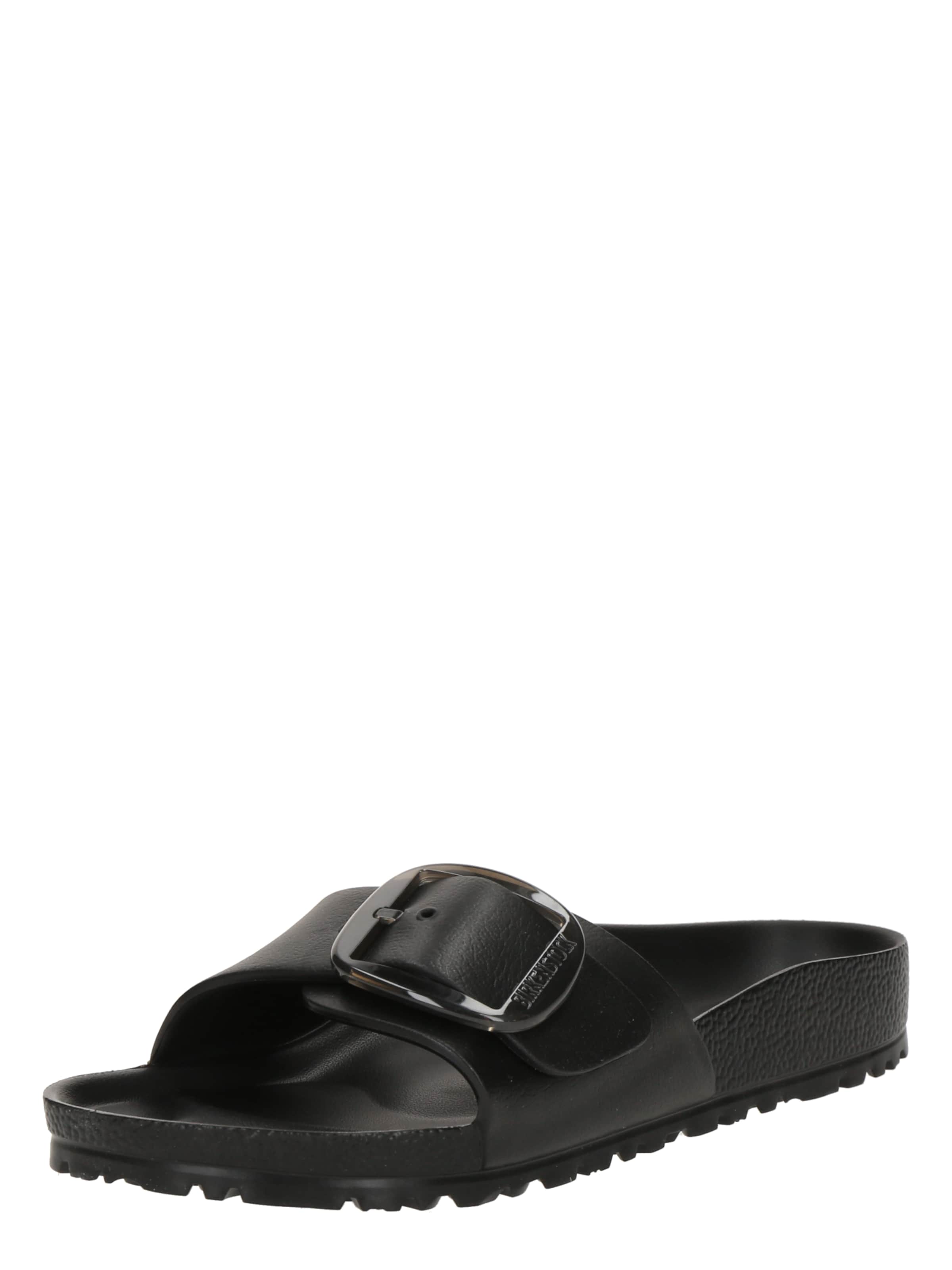 BIRKENSTOCK Pantofle – černá: přední strana