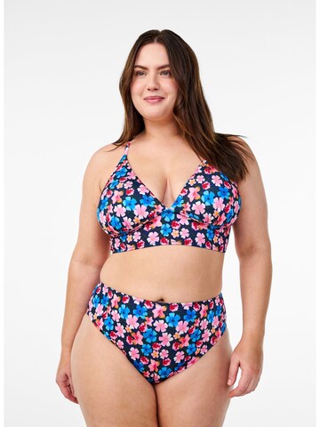 Triangle Hauts de bikini 'Caanne' Zizzi en mélange de couleurs