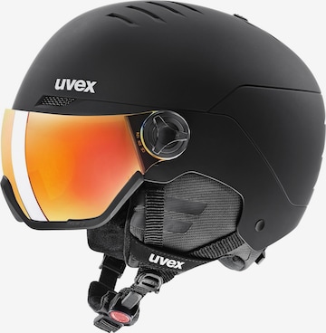 UVEX Skihelm 'Wanted' in Schwarz: Vorderseite