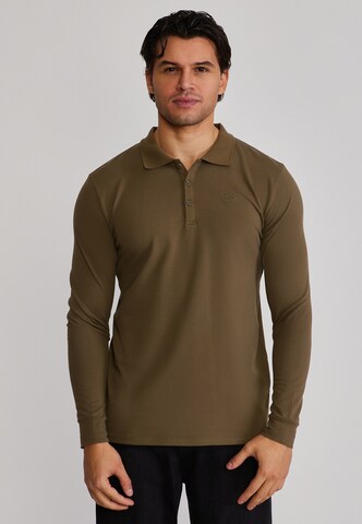 SikSilk Shirt in Green: front