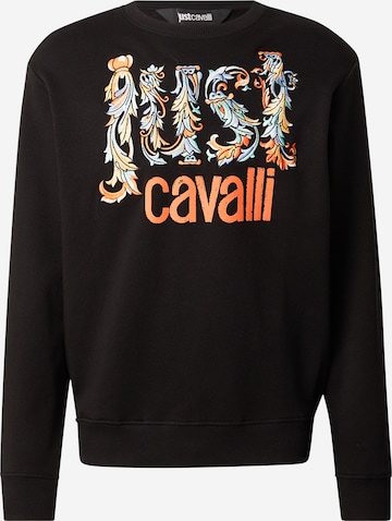 juoda Just Cavalli Megztinis be užsegimo: priekis