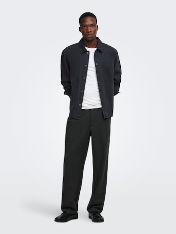Coupe regular Chemise business 'ONSTimes' Only & Sons en noir