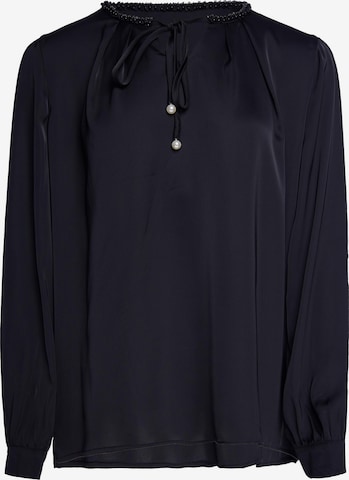 usha BLACK LABEL Blouse in Zwart: voorkant