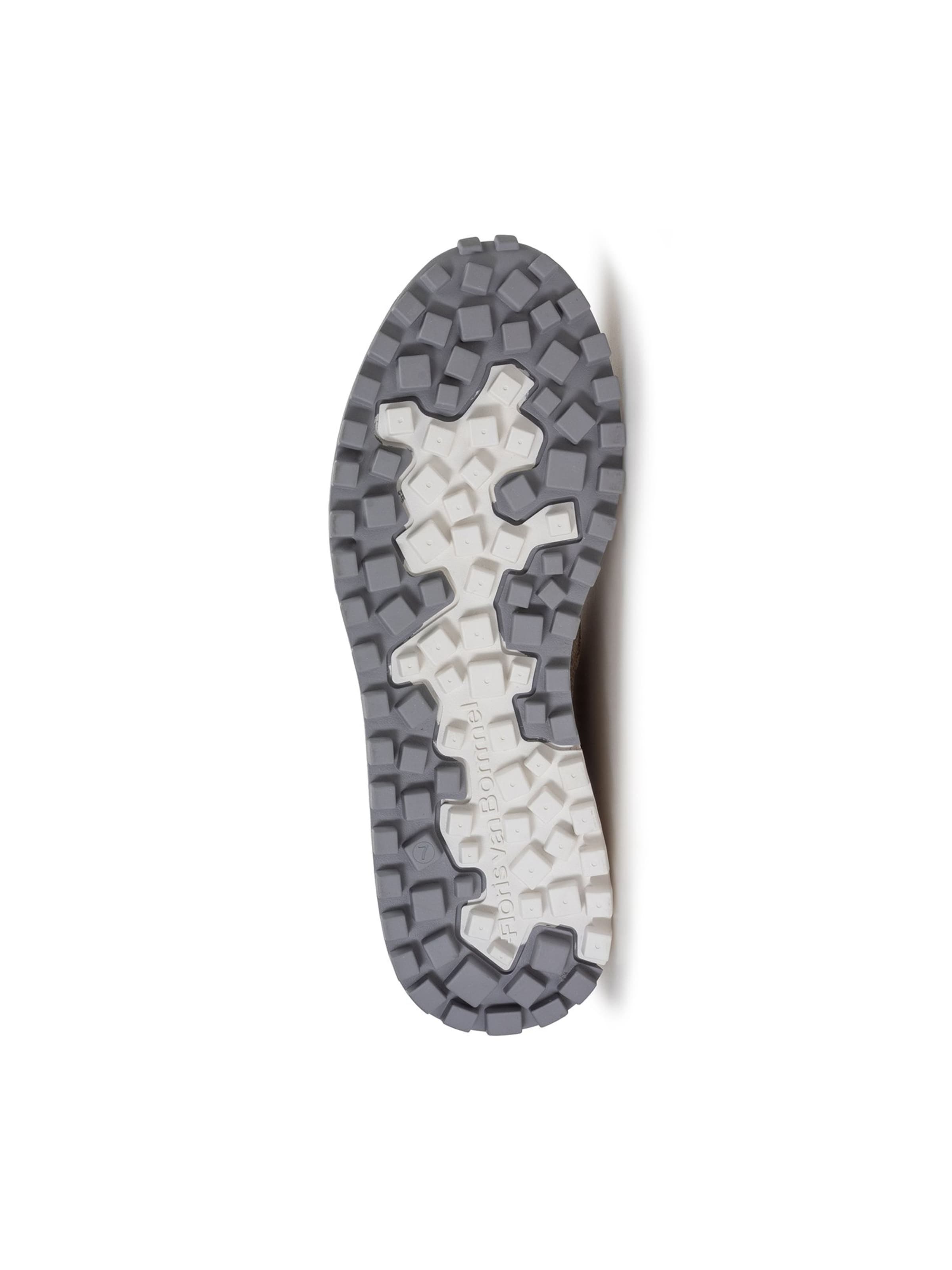 Baskets basses 'DE GRIPPER 01' Floris van Bommel en beige