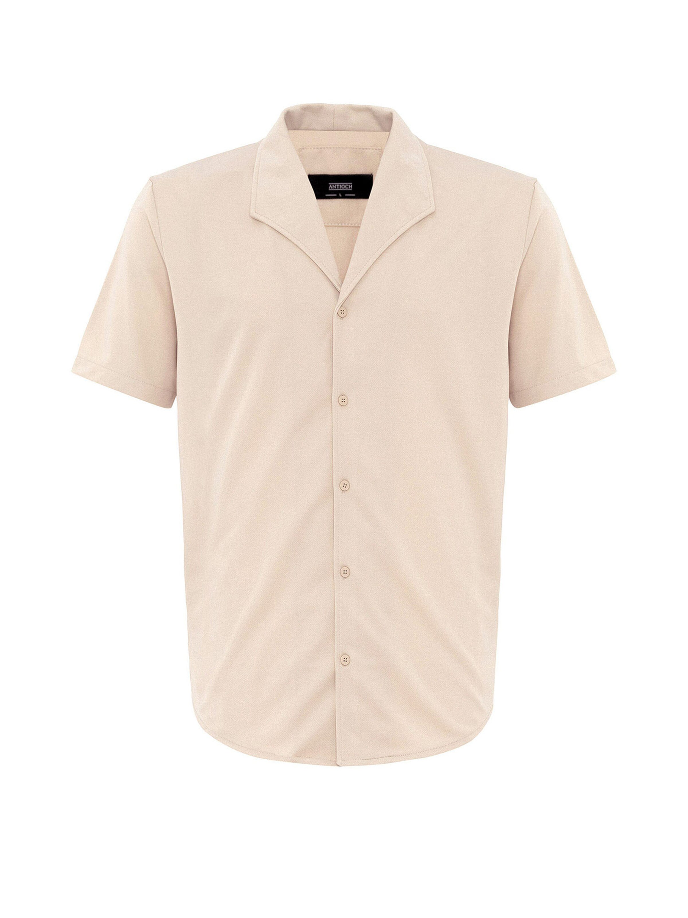 Antioch Regular fit Πουκάμισο για το γραφείο σε μπεζ: μπροστά