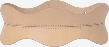 Haute Cuir Belt 'Fira Corset Belt' in Beige: front