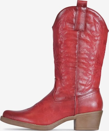 Bottes de cowboy Smile Favorites en rouge : devant