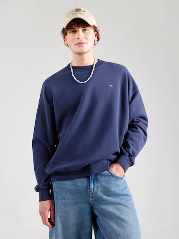 Sweat-shirt 'ICON ESSENTIAL' Abercrombie & Fitch en bleu : devant