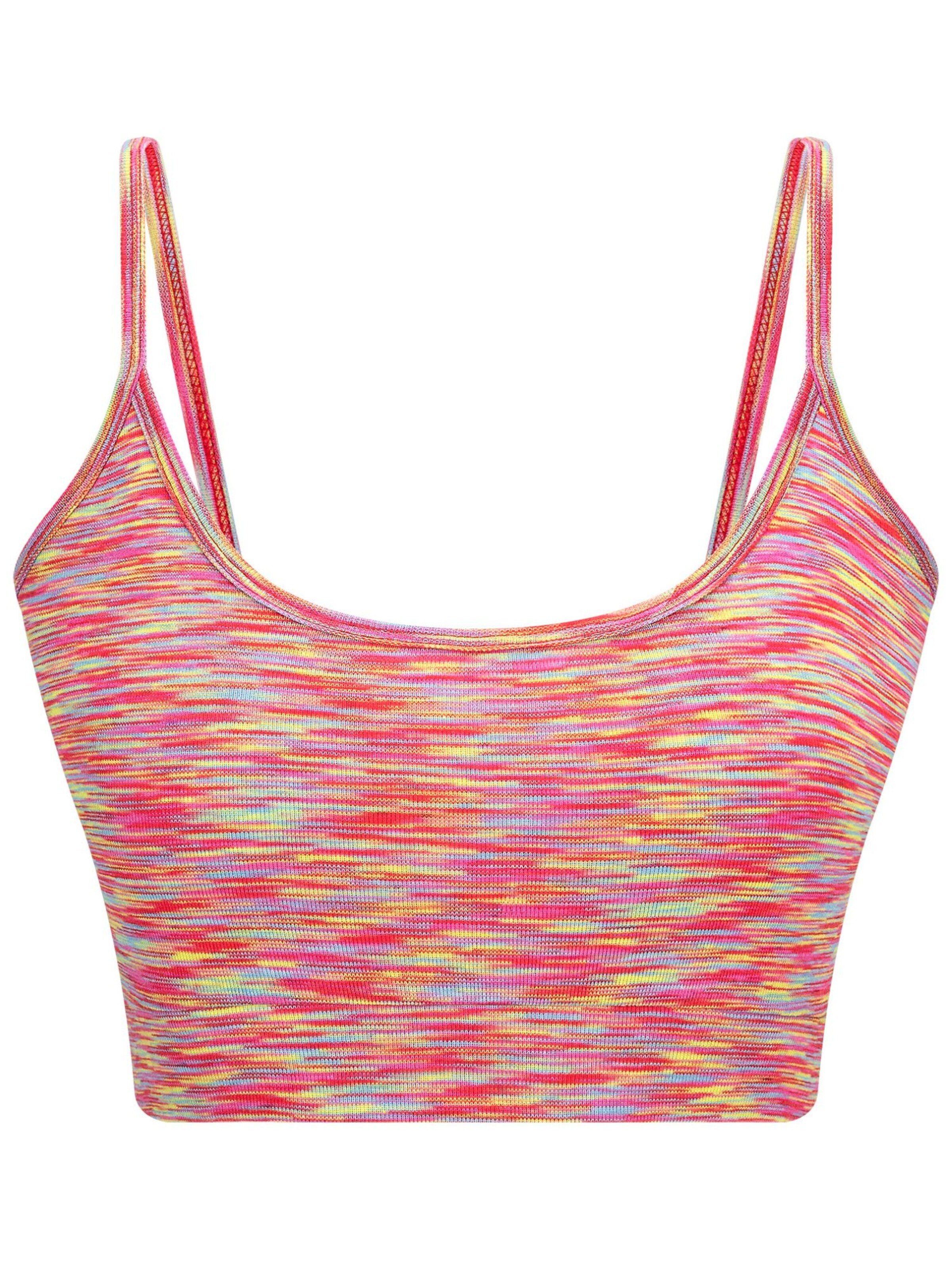 Albero Natur Top 'Bustier aus 100 % Bio-Baumwolle' in Pink: front