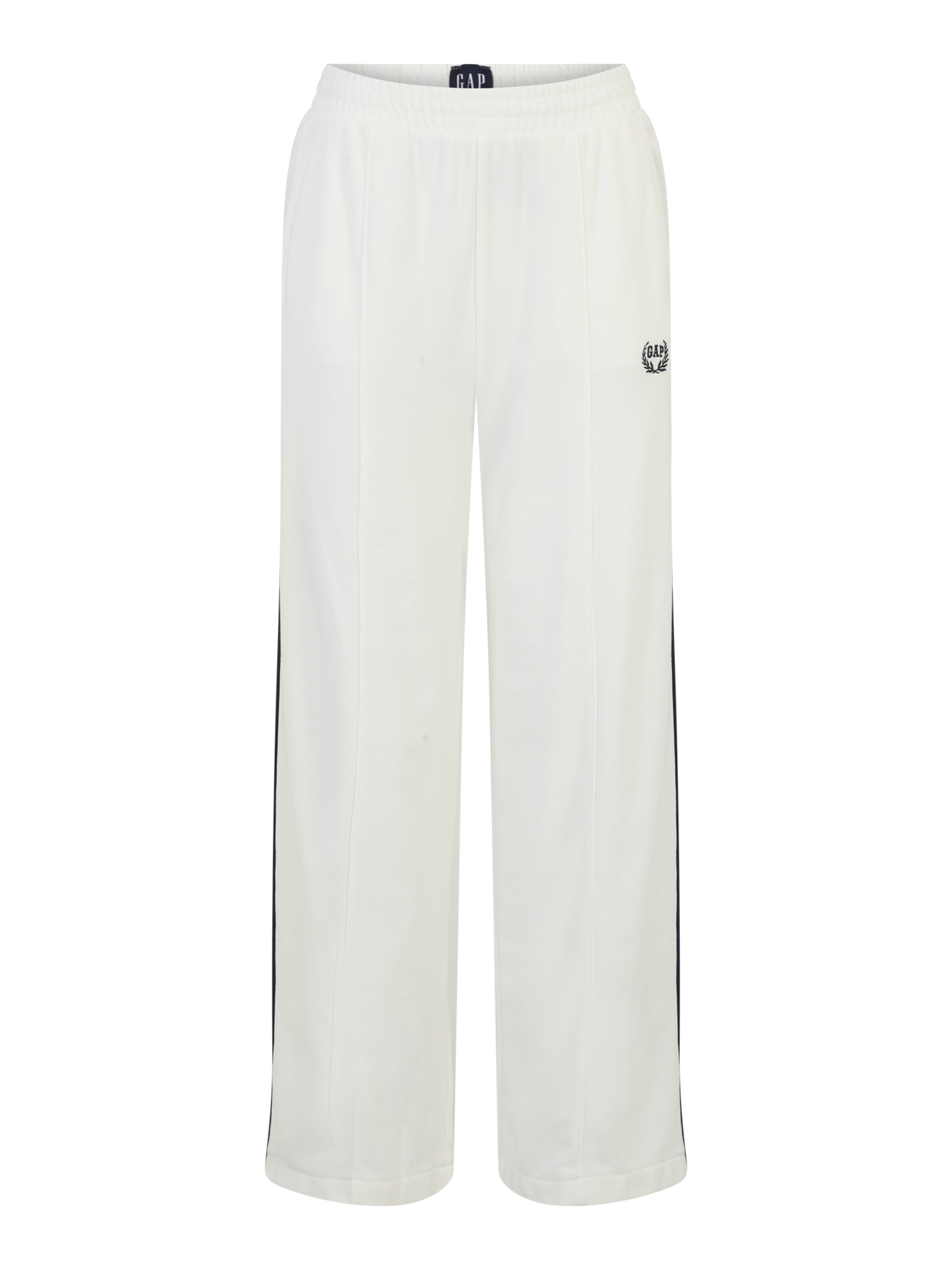 Loosefit Pantalon Gap Petite en blanc : devant