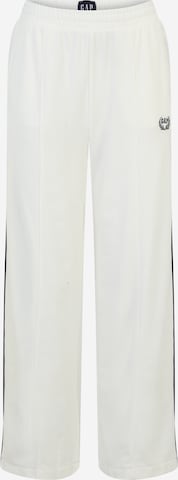 Gap Petite Voľný strih Nohavice - Biela: predná strana