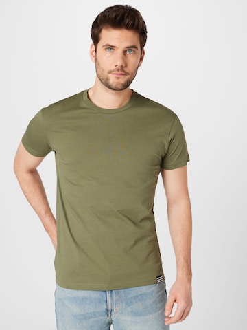 T-Shirt 'Thor' MADS NORGAARD COPENHAGEN en vert : devant