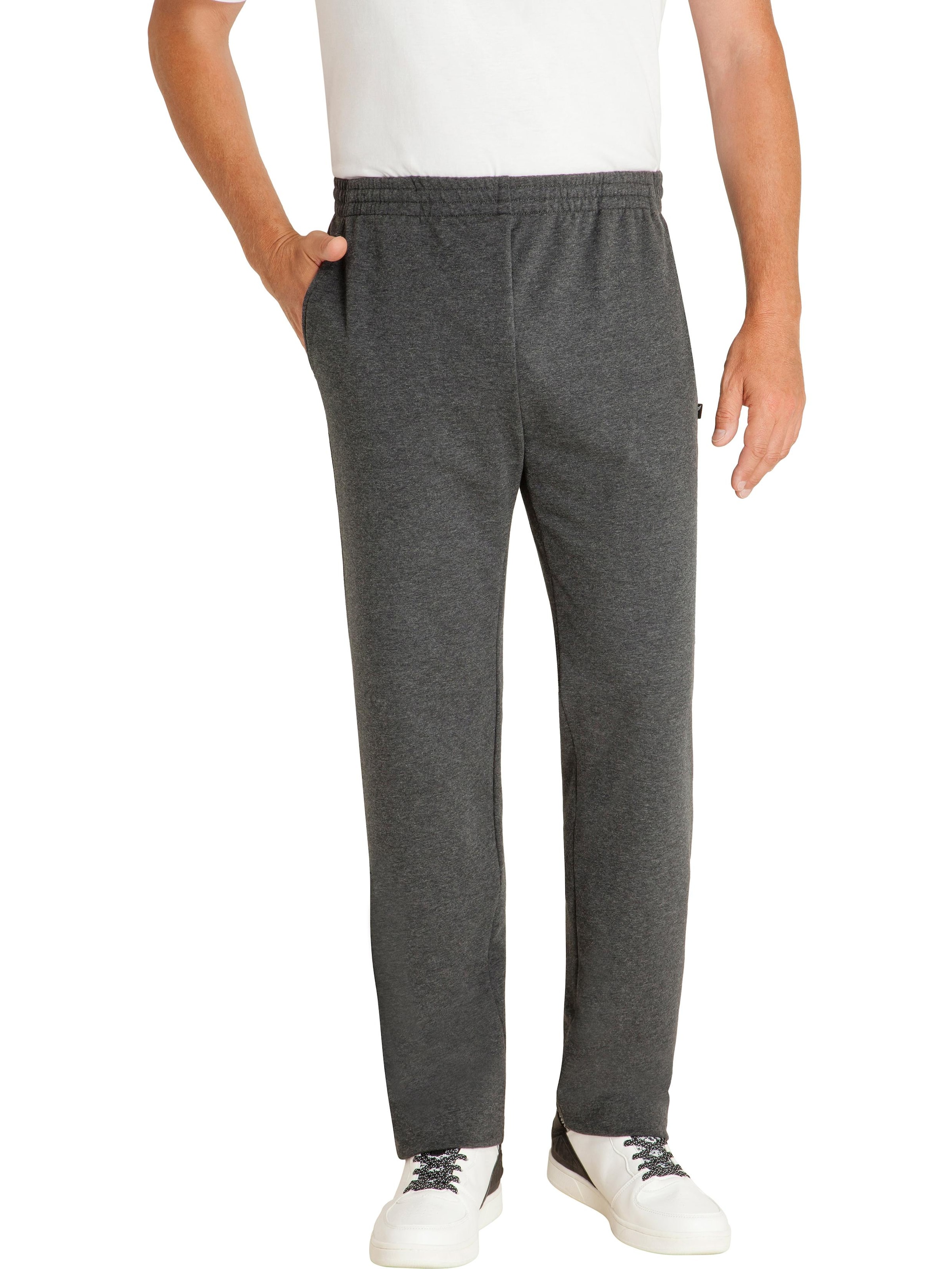 HAJO Regular Pants 'Herren Freizeithose Basic - Premium Komfort' in Grey: front