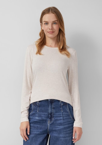T-shirt s.Oliver en beige : devant