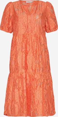 Robe 'Pave' MSCH COPENHAGEN en orange : devant