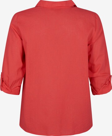 Zizzi Blouse 'VFLEX' in Rood