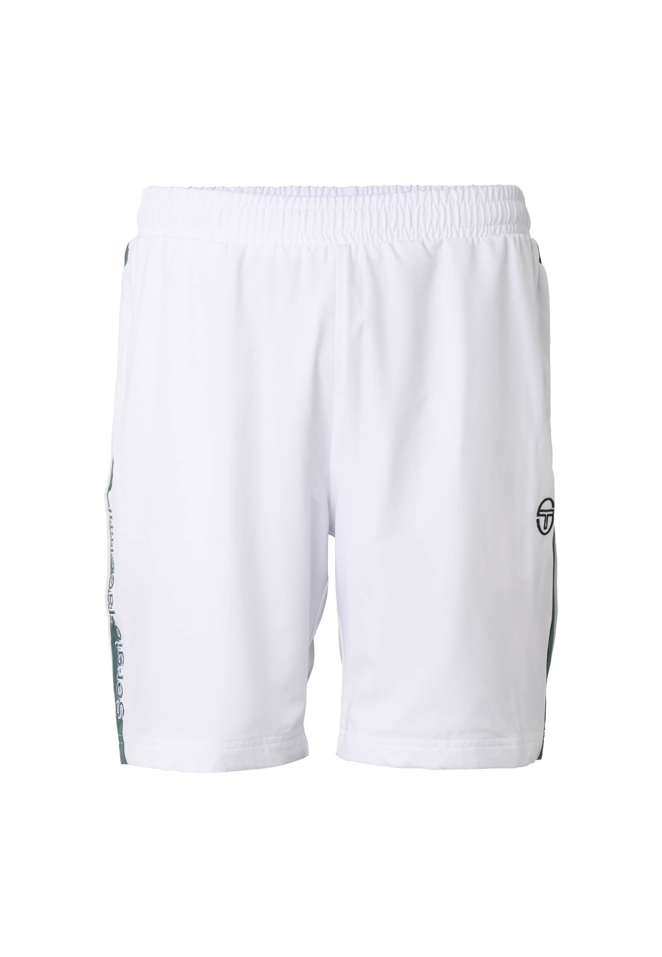 Sergio Tacchini Sportovní kalhoty 'Goccia' – bílá: přední strana