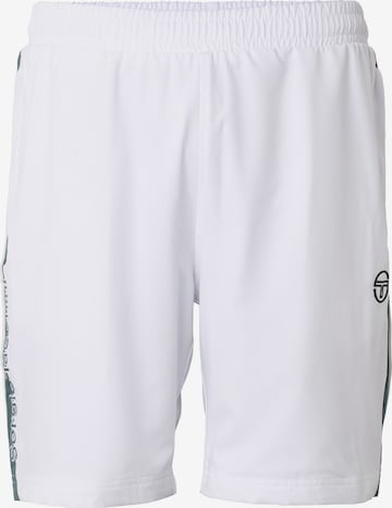 Sergio Tacchini Sportovní kalhoty 'Goccia' – bílá: přední strana