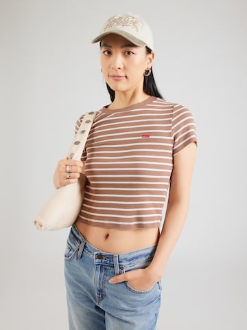 LEVI'S ® Μπλουζάκι σε καφέ: μπροστά