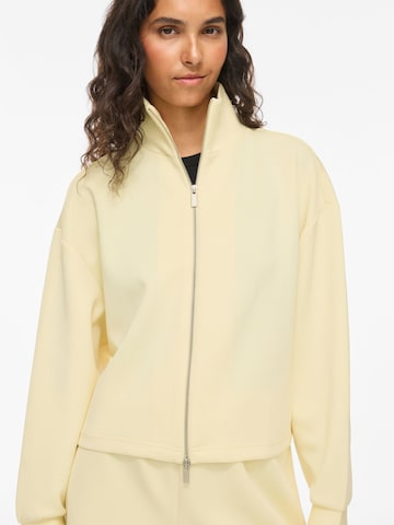 VILA - Sudadera con cremallera 'VILoana' en amarillo