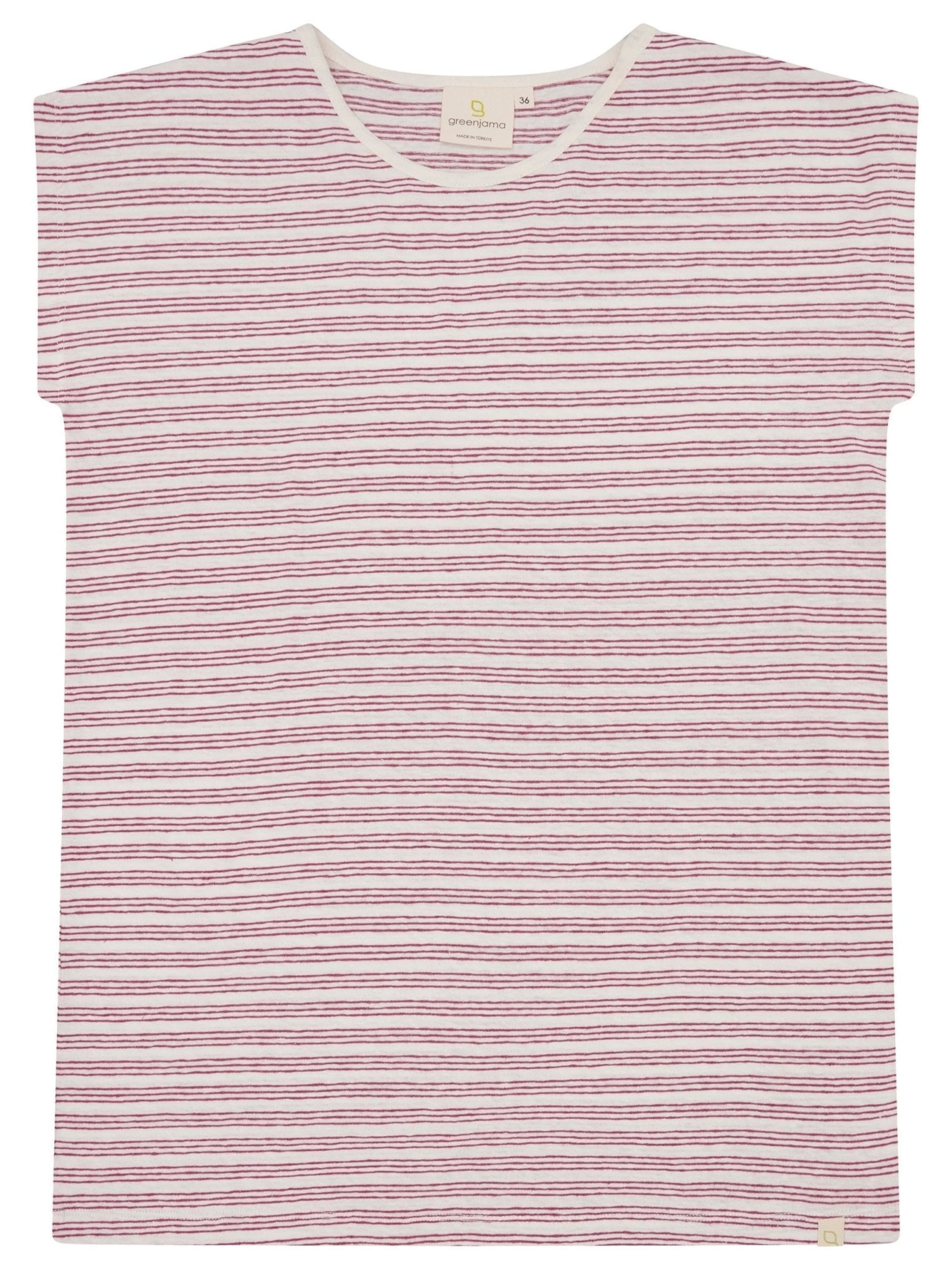 greenjama Schlafshirt in Lila: Vorderseite