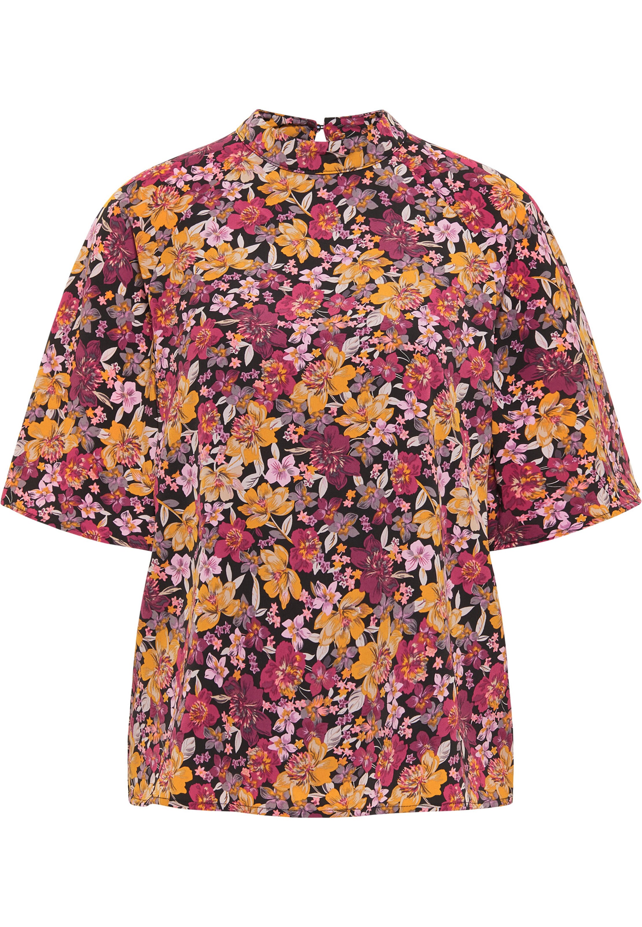 Usha Bluse in Schwarz: Vorderseite