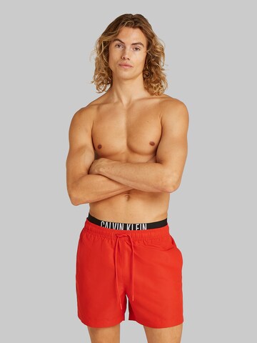 Calvin Klein Swimwear Swimming shorts in Red: front